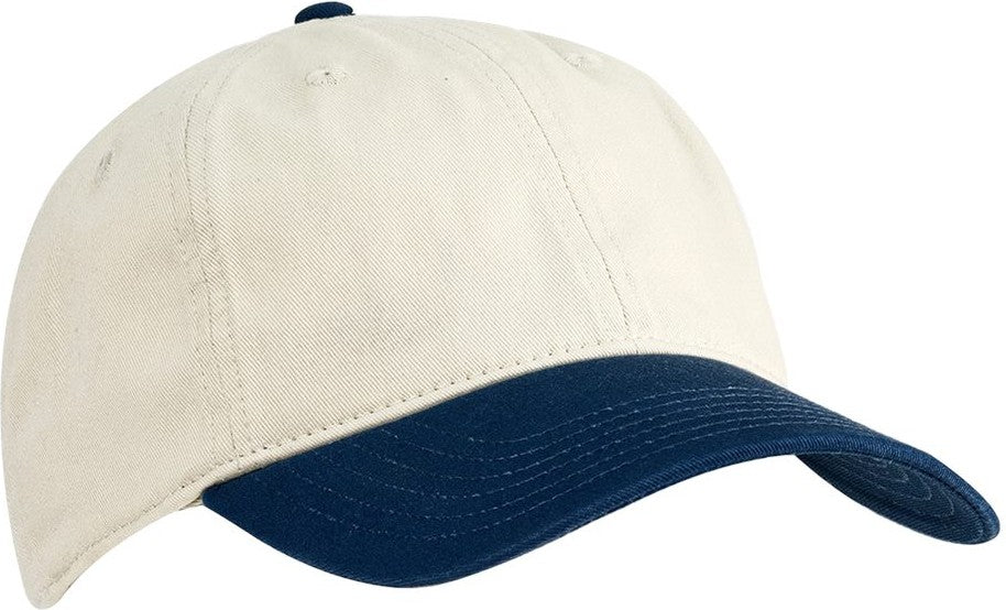 Left View of Oyster/ Pacific Eco Baseball Cap - EC7000
