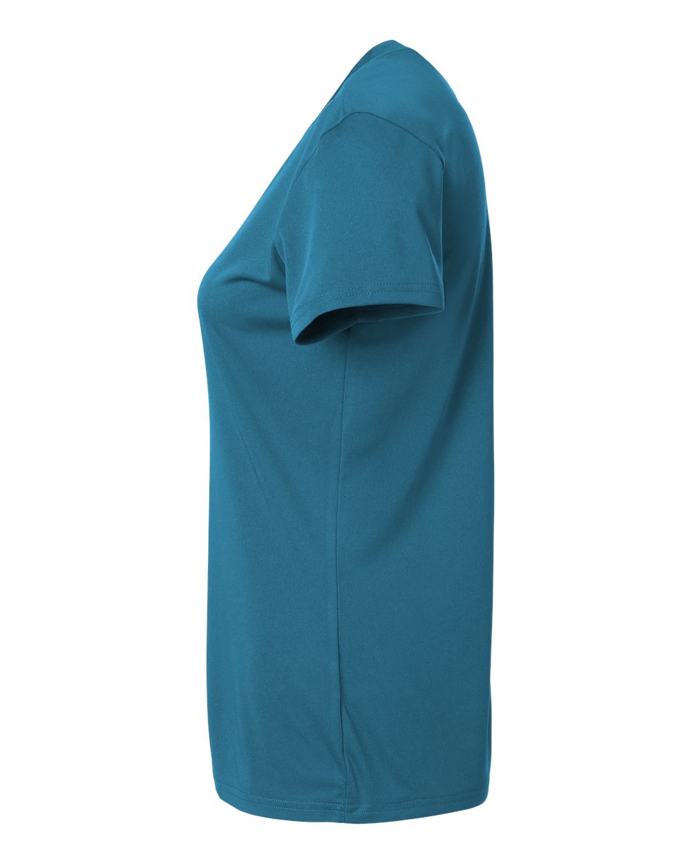 Left View of Pacific Blue Pro-Lock Women&#39;s Performance T-Shirt - 48000L