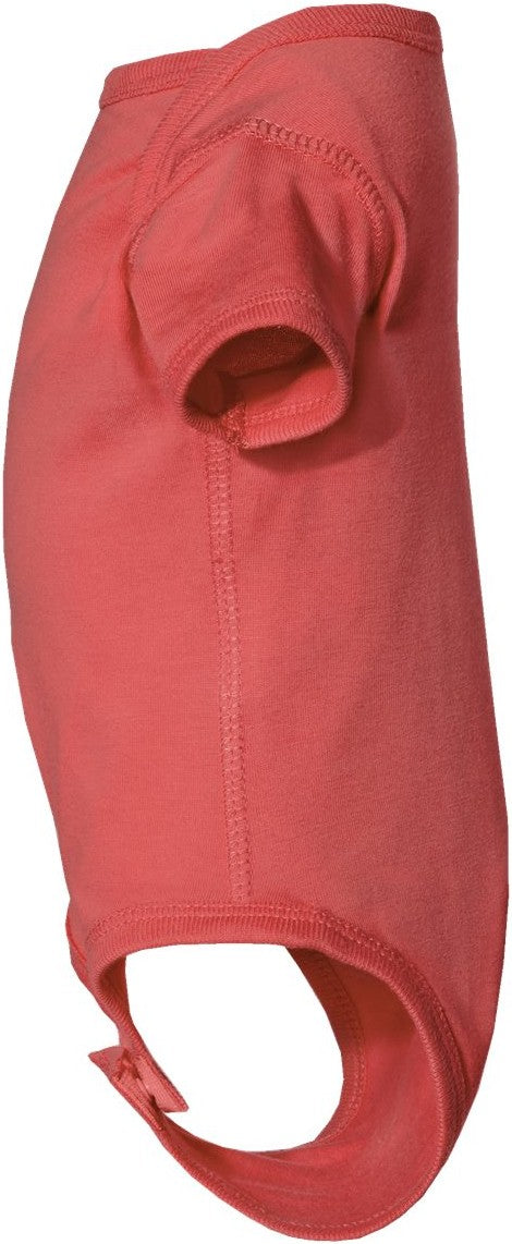 Left View of Passionfruit Infant Fine Jersey Bodysuit - 4424