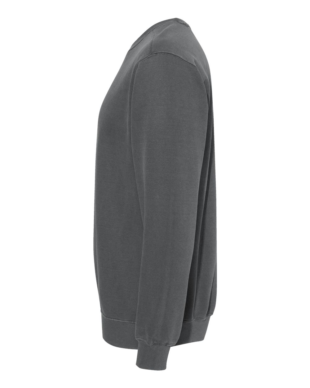 Left View of Pepper Garment-Dyed Sweatshirt - 1566