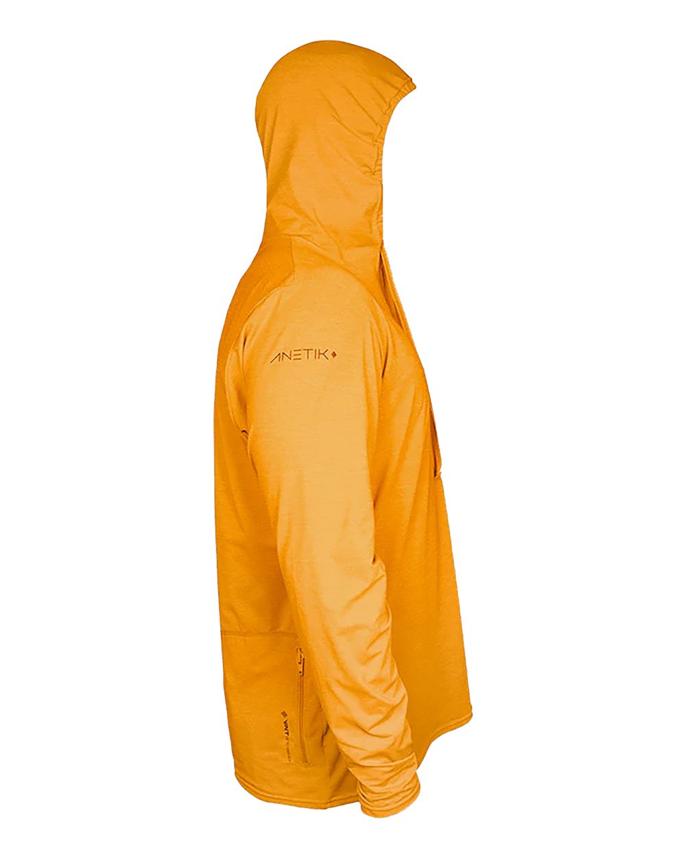 Left View of Phoenix Heathered Low Pro Tech Hooded Long Sleeve T-Shirt - MVLPRH8