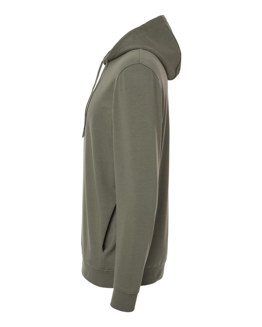 Left View of Pine Perform Hooded Sweatshirt - EXP25PH
