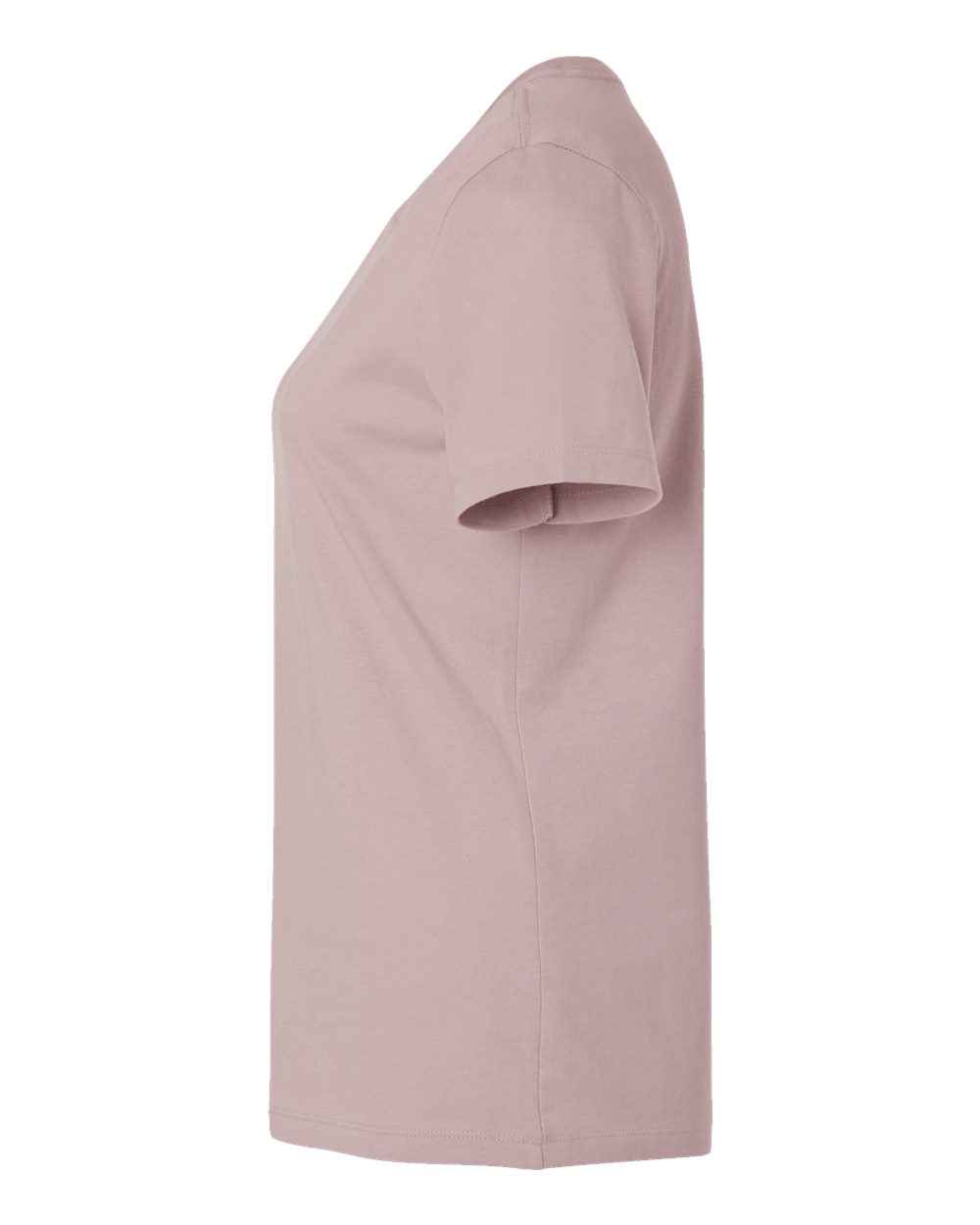 Left View of Pink Gravel Women’s Relaxed Jersey Tee - 6400