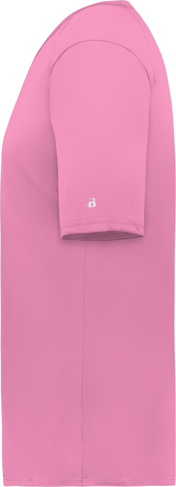 Left View of PINK YOUTH B-CORE V-NECK TEE