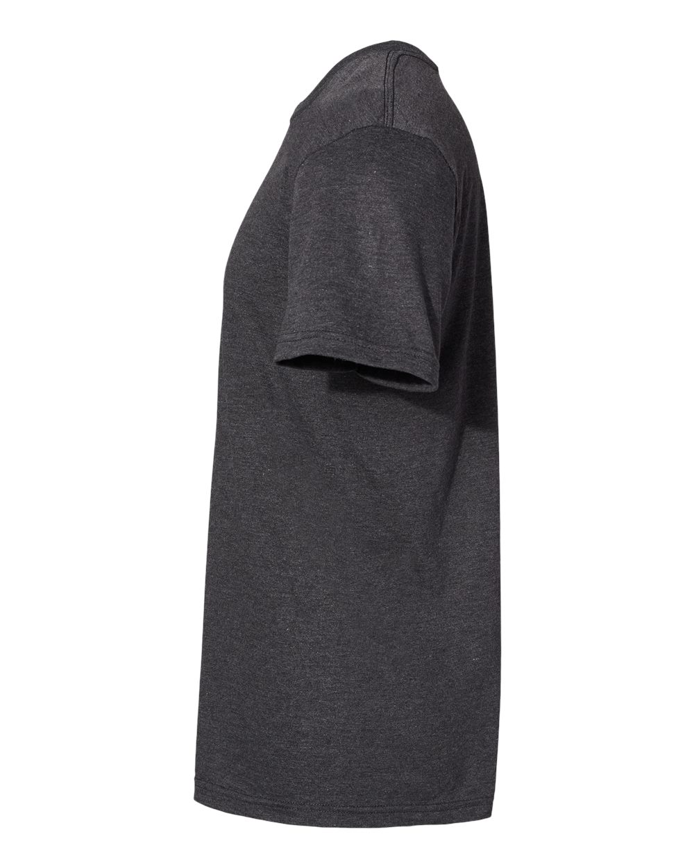 Left View of Pitch Black Mist Softstyle® CVC T-Shirt - 64000CVC