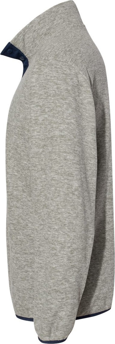 Left View of Platinum Denali Mountain Fleece Pullover - 7352