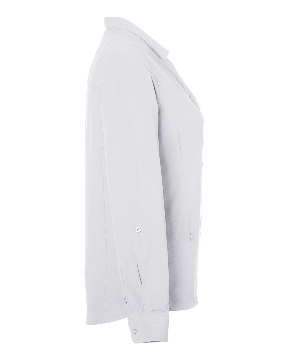 Left View of Platinum Women's Ultra UVP® Long Sleeve Marina Shirt - CE510LW
