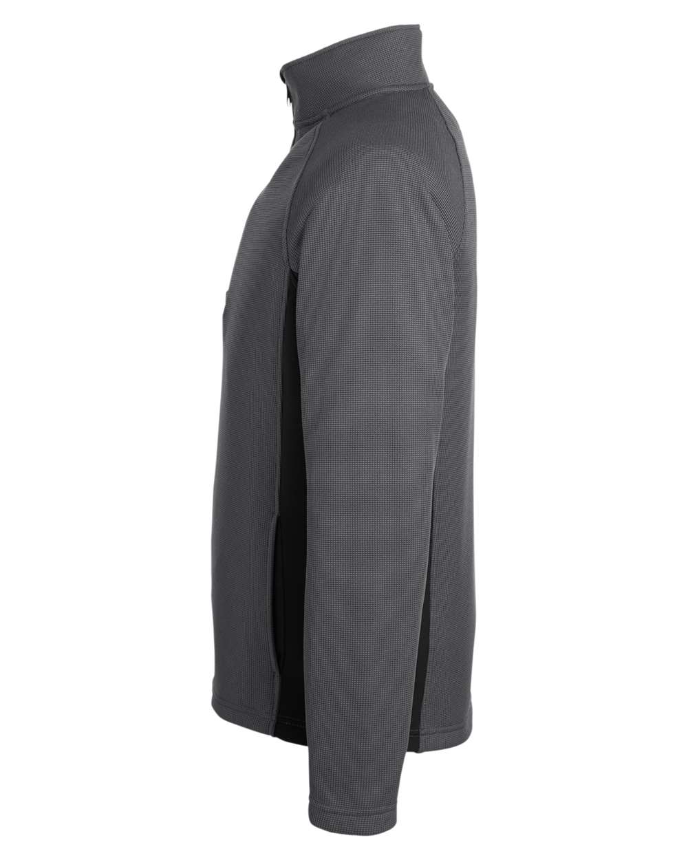 Rear View of Polar/ Black Constant Half-Zip Sweater - S16561