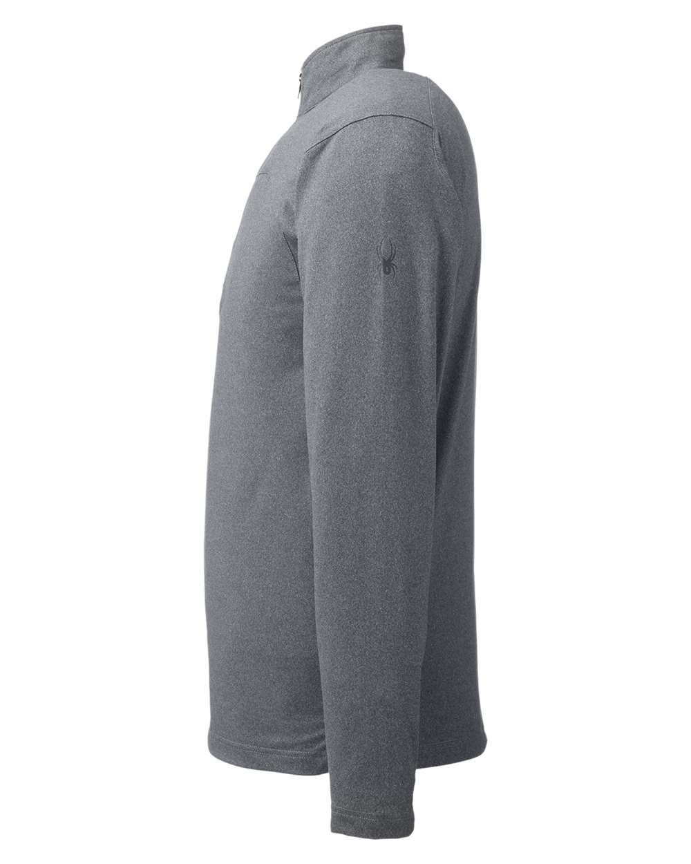 Rear View of Polar Frost Spyre Quarter-Zip Pullover - S17916