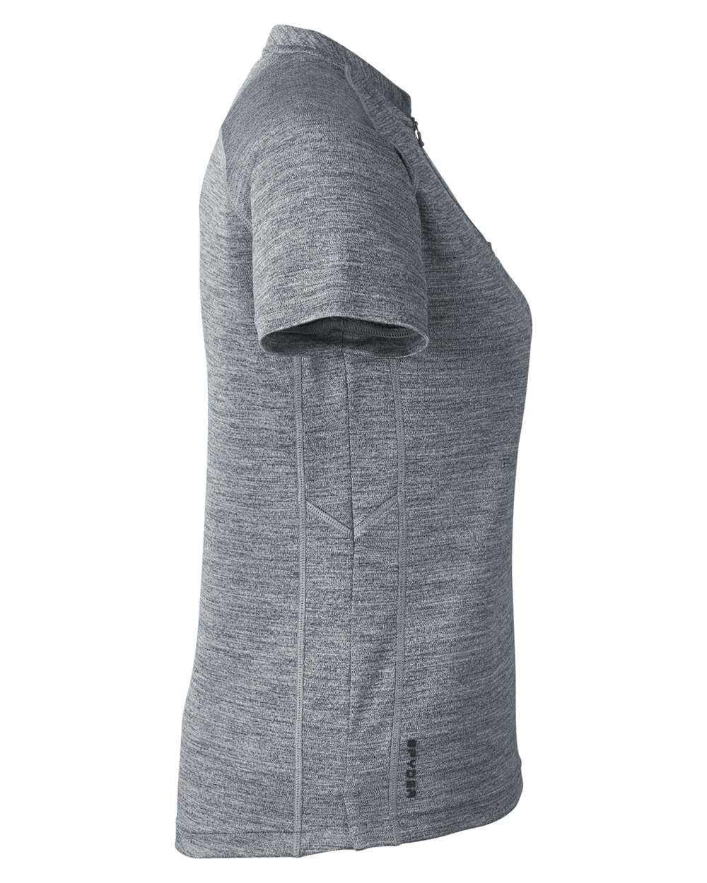 Rear View of Polar Jasper Women's Mission Blade Collar Polo - S17980