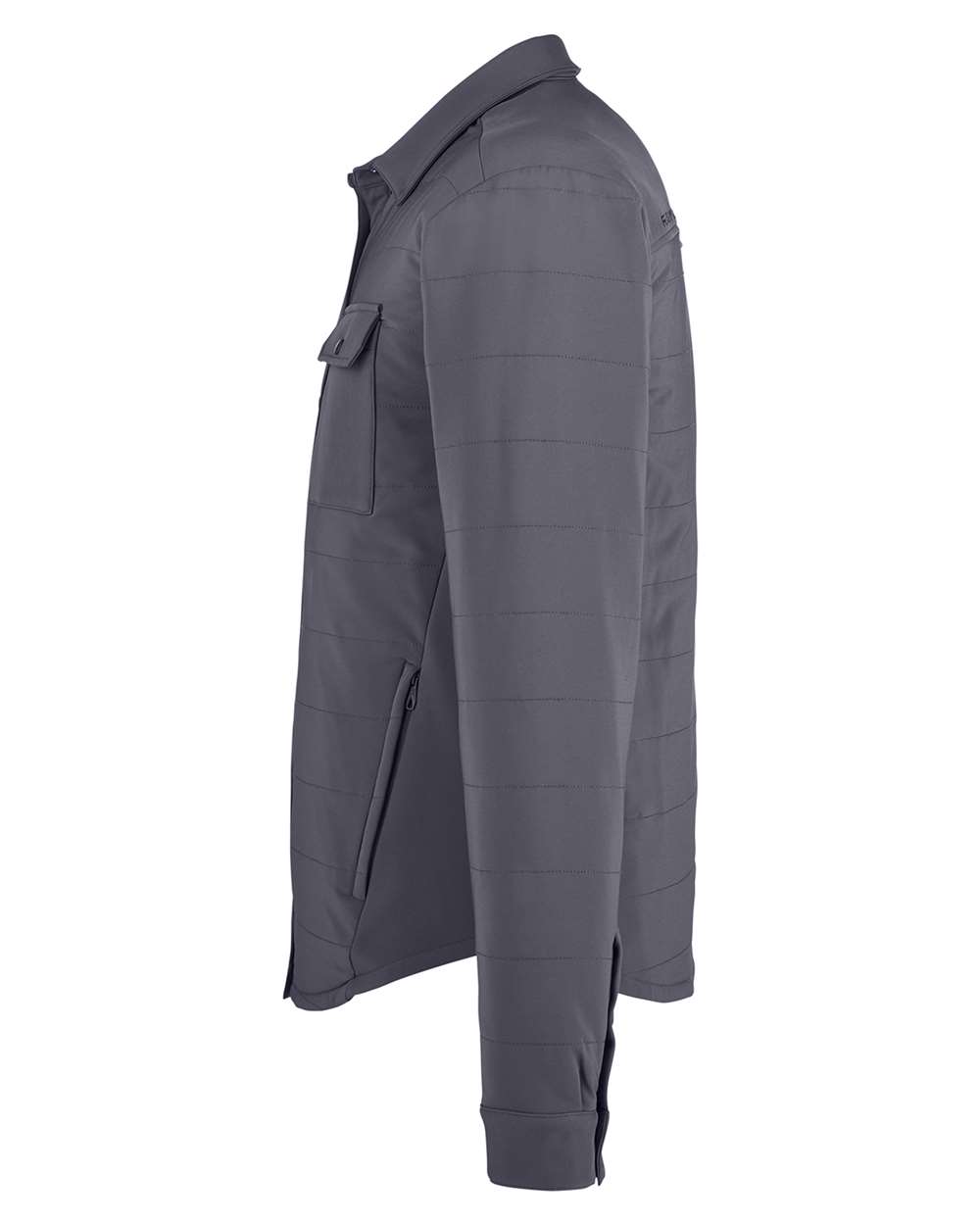 Rear View of Polar Transit Shirt Jacket - S17030