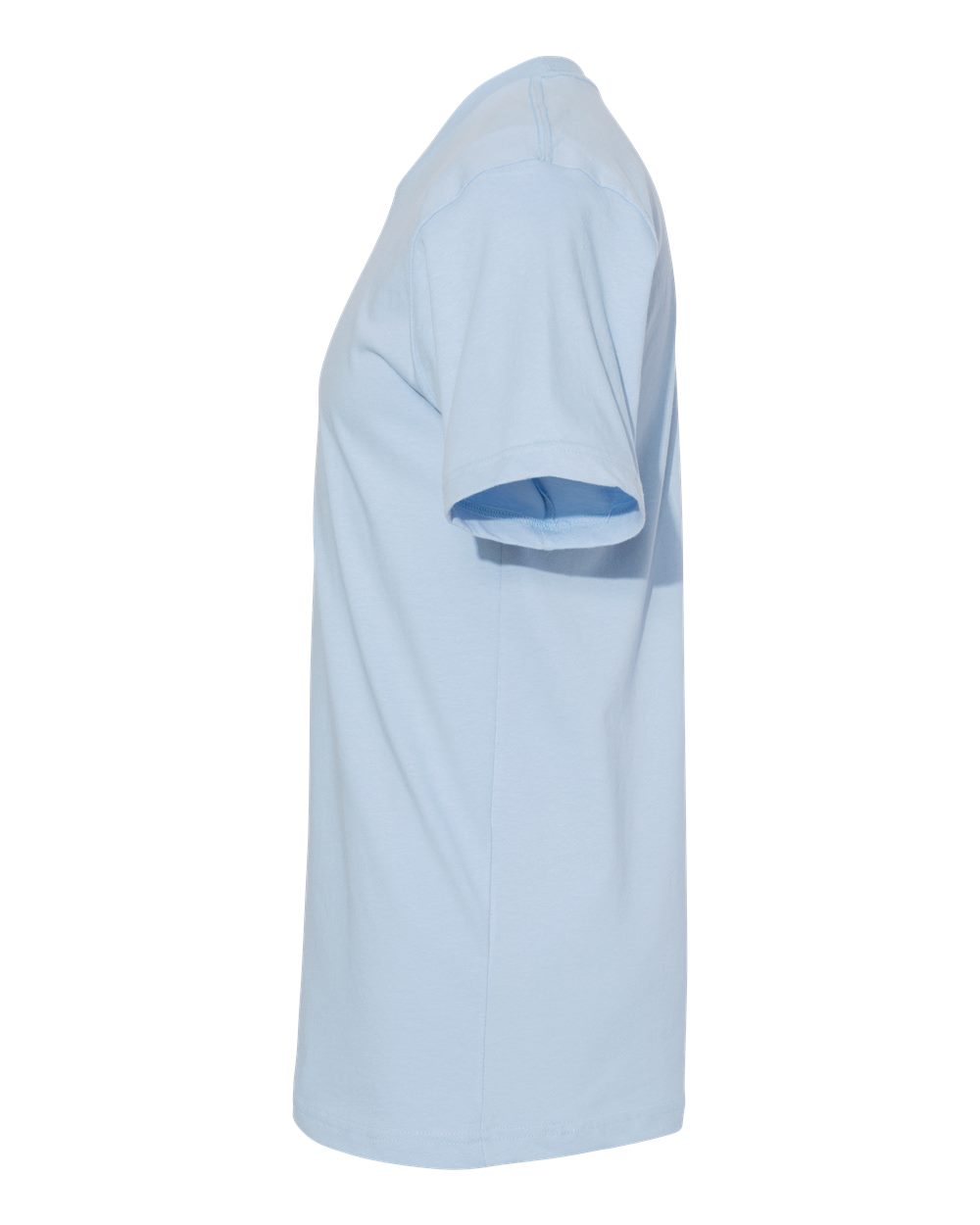 Left View of Powder Blue Fine Jersey Tee - 2001
