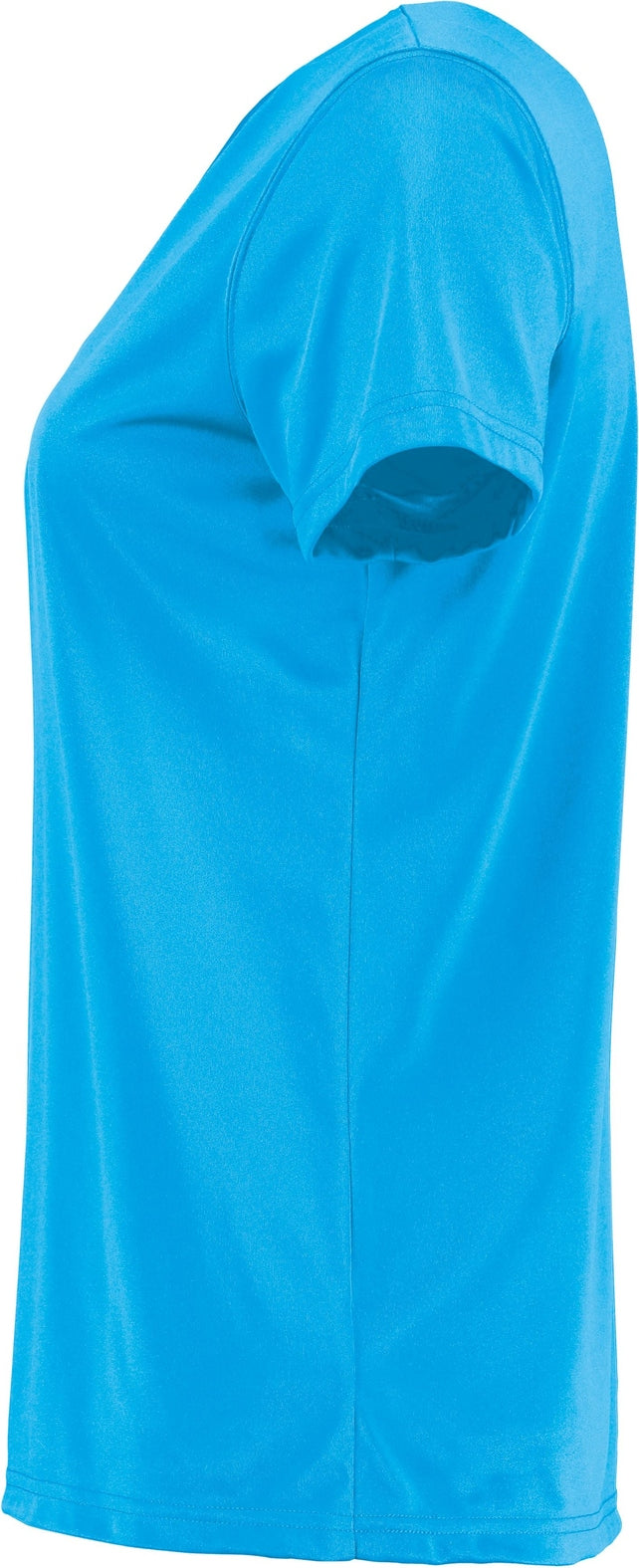 Left View of POWER BLUE LADIES NEXGEN WCKING TEE