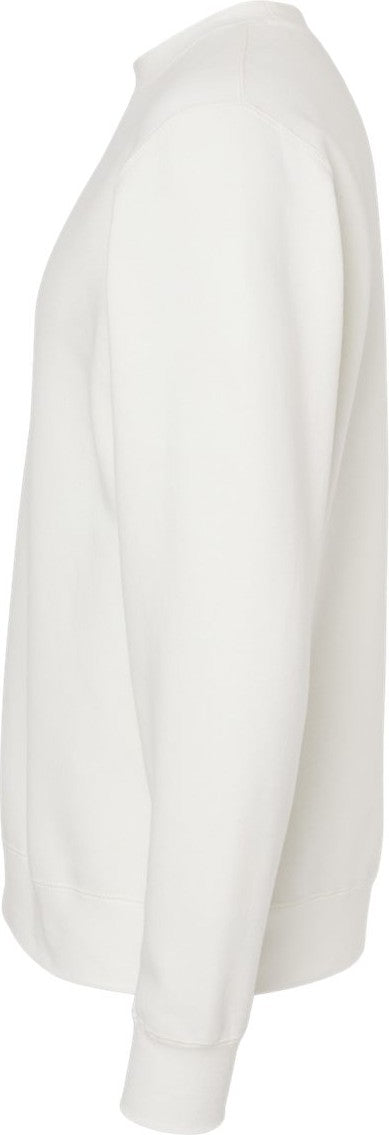 Left View of Prepared For Dye Midweight Pigment-Dyed Crewneck Sweatshirt - PRM3500