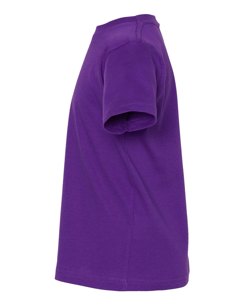 Left View of Pro Purple Toddler Fine Jersey Tee - 3321