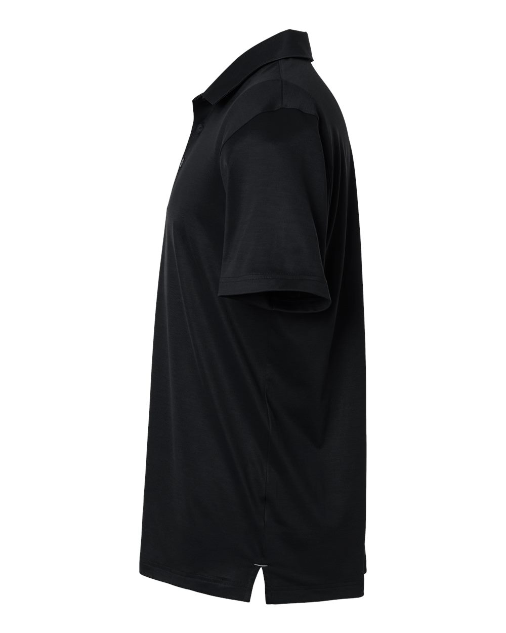 Left View of Puma Black Men's Icon Polo 2.0 - 631055 plain