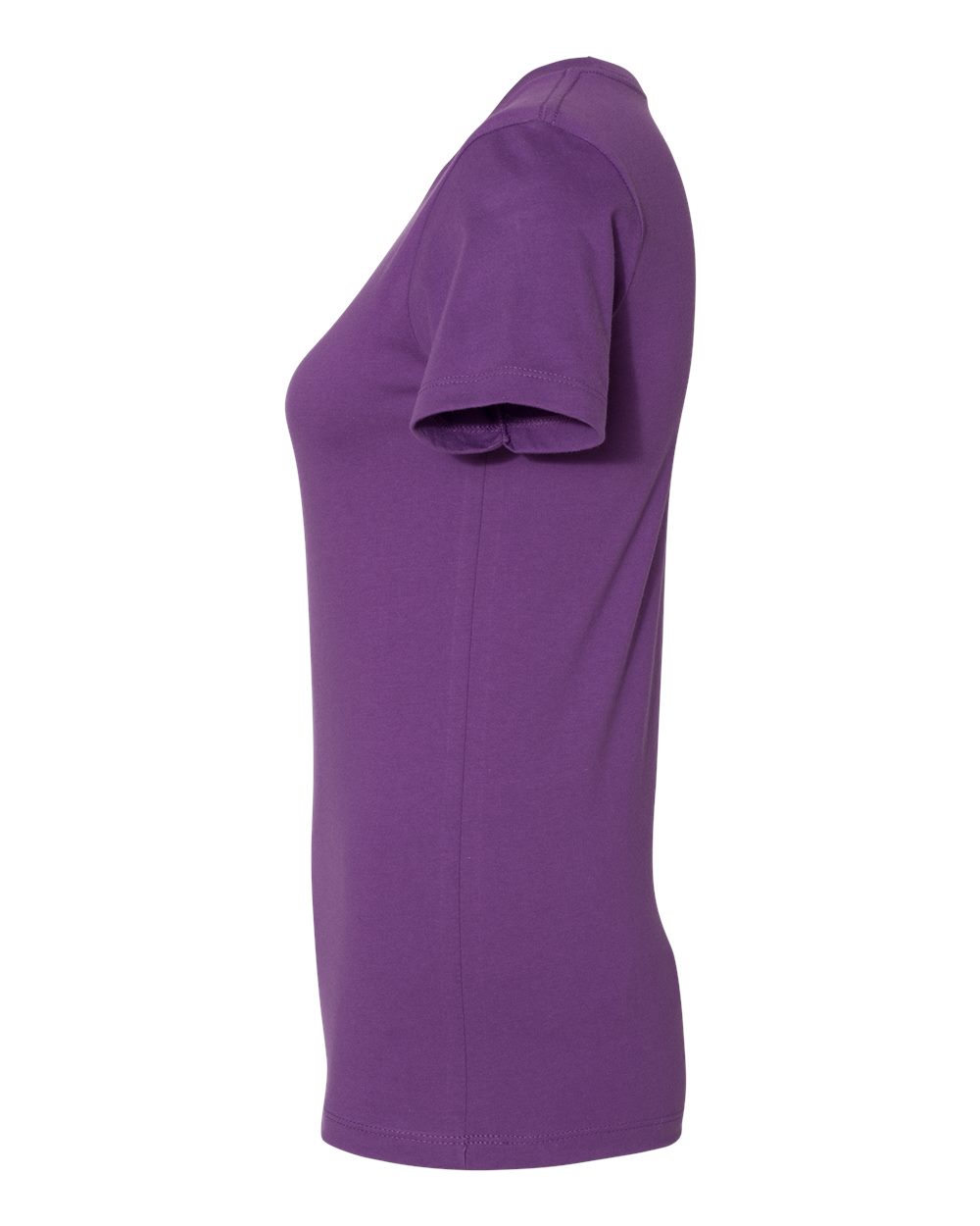 Left View of Purple Berry Women’s Cotton T-Shirt - 3900