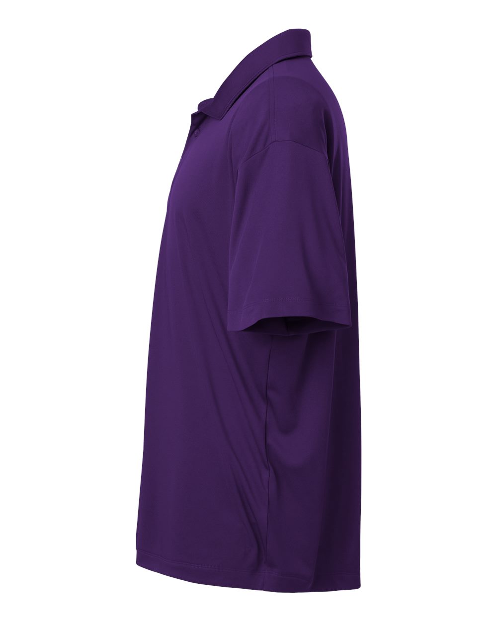 Left View of Purple Pro-Lock Performance Polo - 41800
