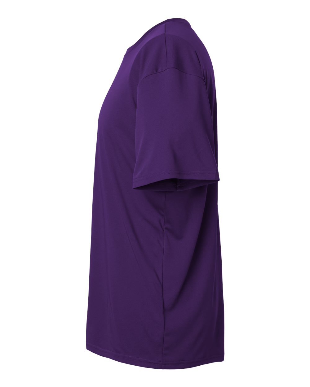 Left View of Purple Pro-Lock Performance T-Shirt - 48000