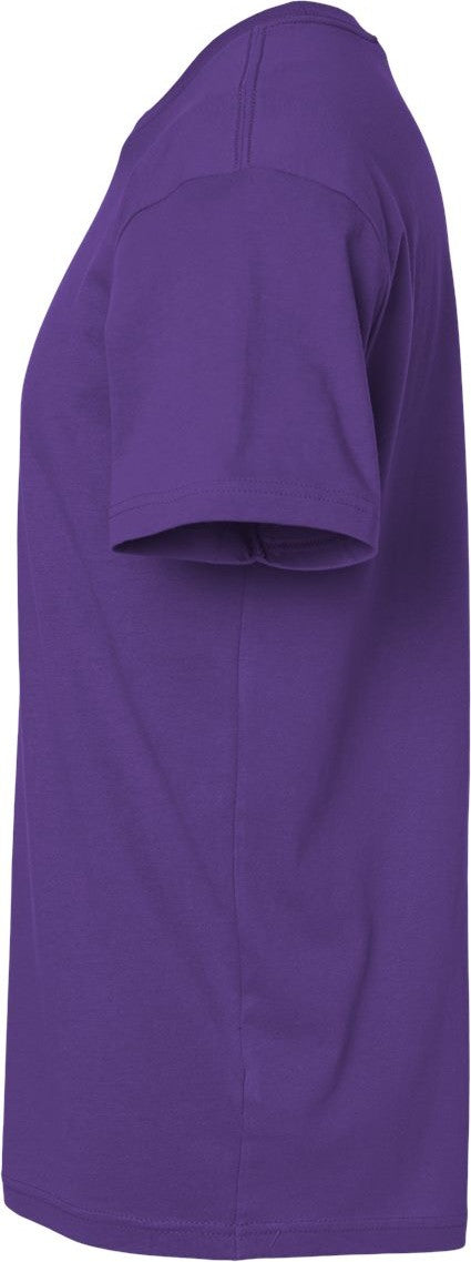 Left View of Purple Rush Cotton T-Shirt - 3600