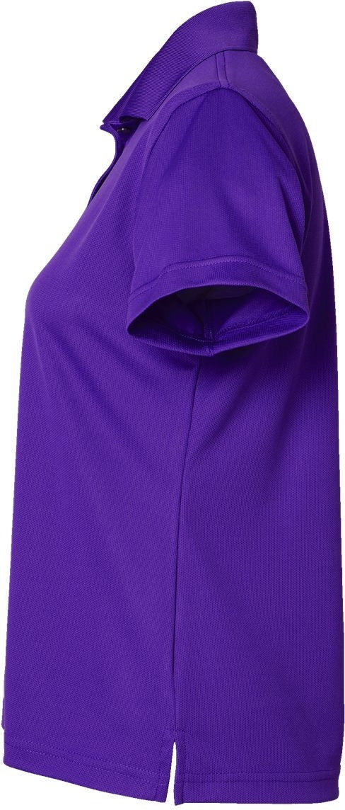 Left View of Purple Women's Saratoga Performance Mini Mesh Polo - 104
