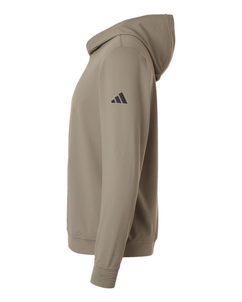 Left View of Putty Beige Ultimate Elevated Hoodie - A2009
