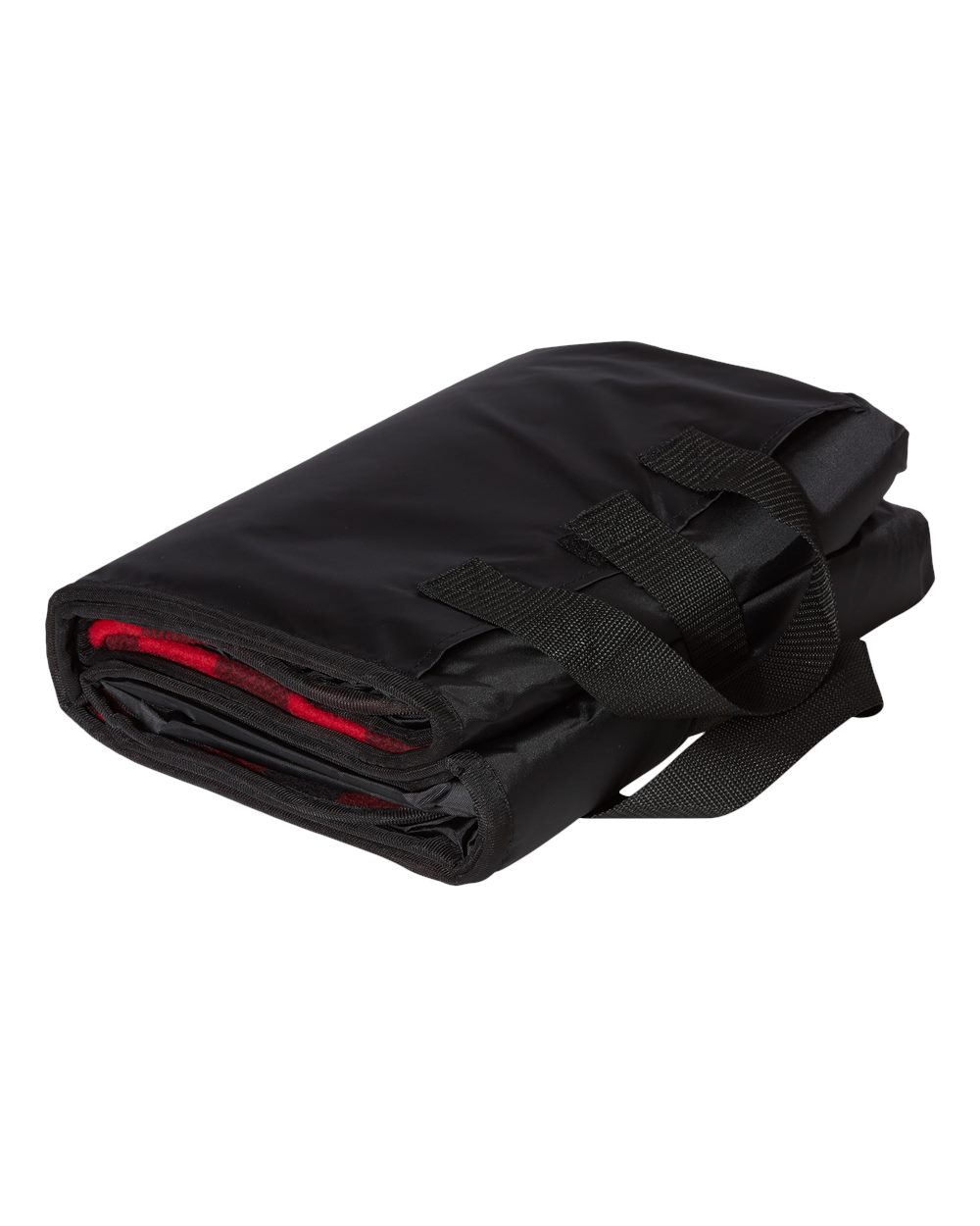 Left View of Red Buffalo Polyester/Nylon Patterned Picnic Blanket - 8702