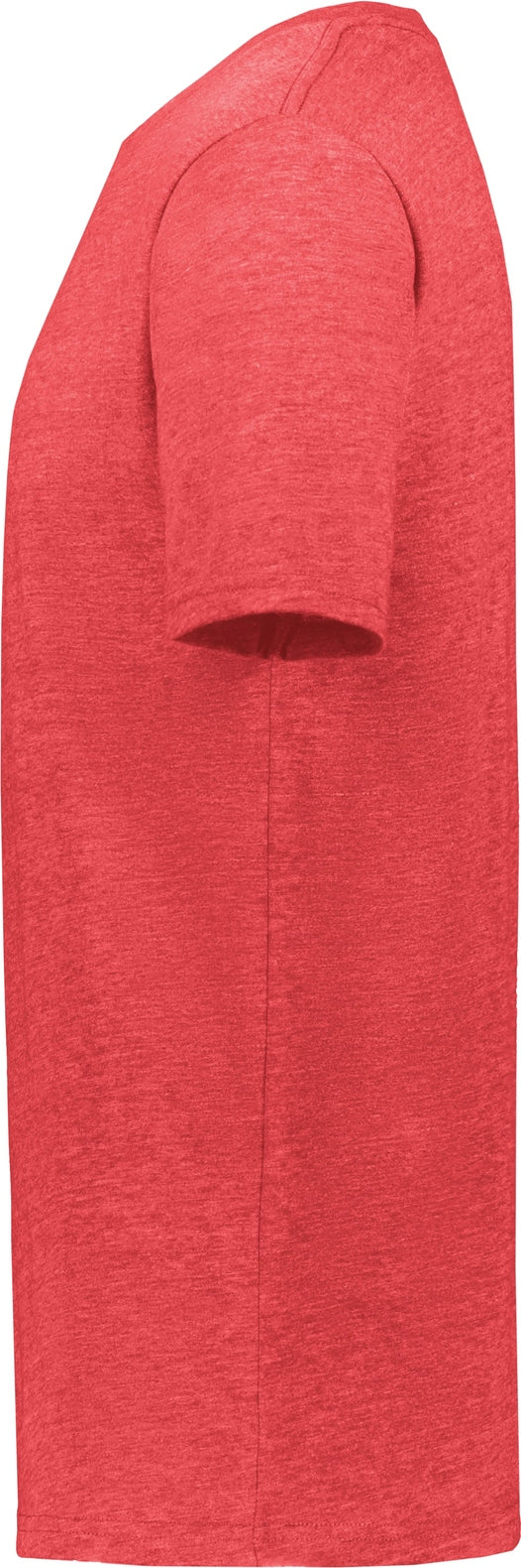 Left View of RED HEATHER ALL-DAY CORE BSC TRI-BLND TEE