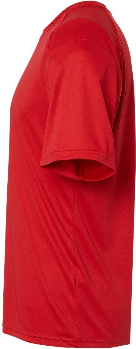 Left View of Red Islander Performance T-Shirt - 200