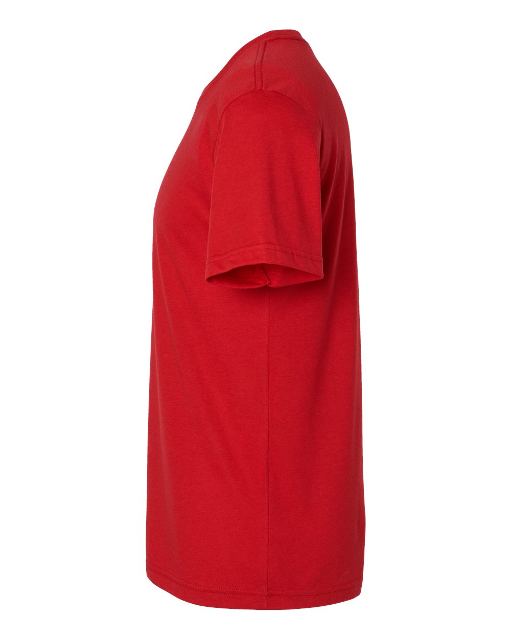 Left View of Red Triblend T-Shirt - 6010