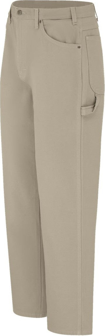 Left View of Rinsed Desert Sand - 32I Duck Carpenter Jeans - 1933