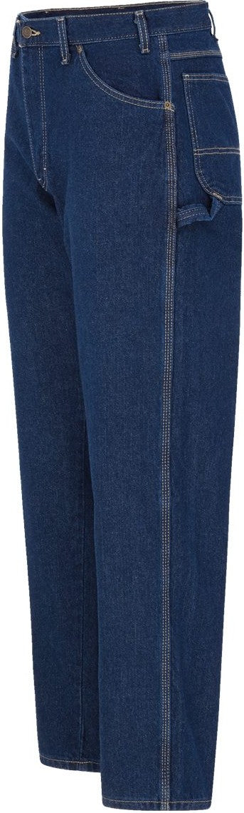 Left View of Rinsed Indigo Blue - 30I Carpenter Jeans - Extended Sizes - 1999EXT