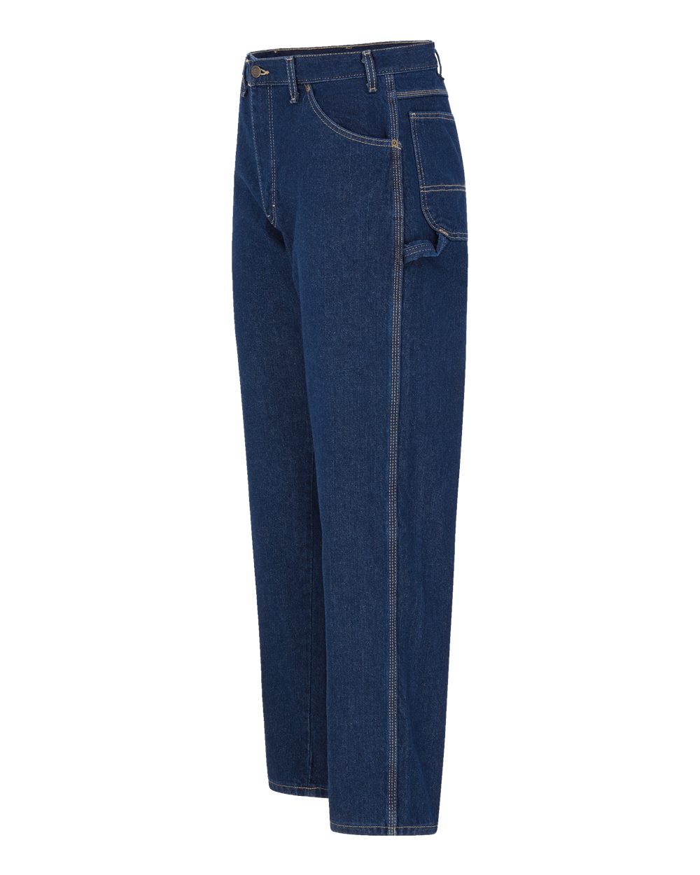 Left View of Rinsed Indigo Blue - 32I Carpenter Jeans - Extended Sizes - 1999EXT
