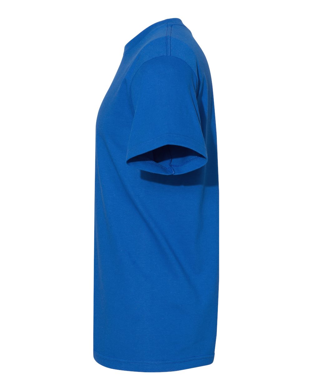 Left View of Royal Blue Heavyweight Cotton Tee - 1301