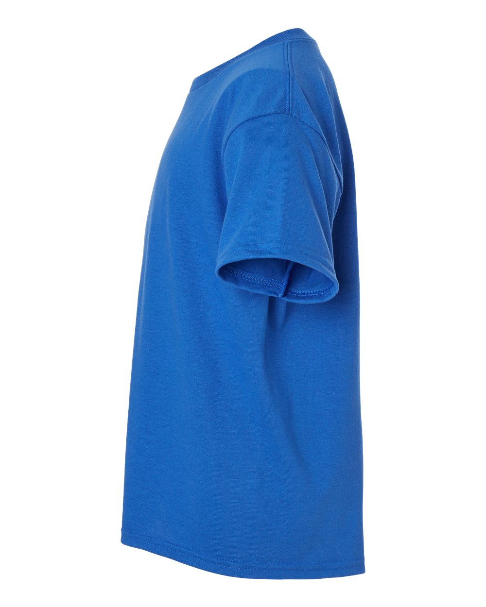 Left View of Royal DryBlend® Youth T-Shirt - 8000B