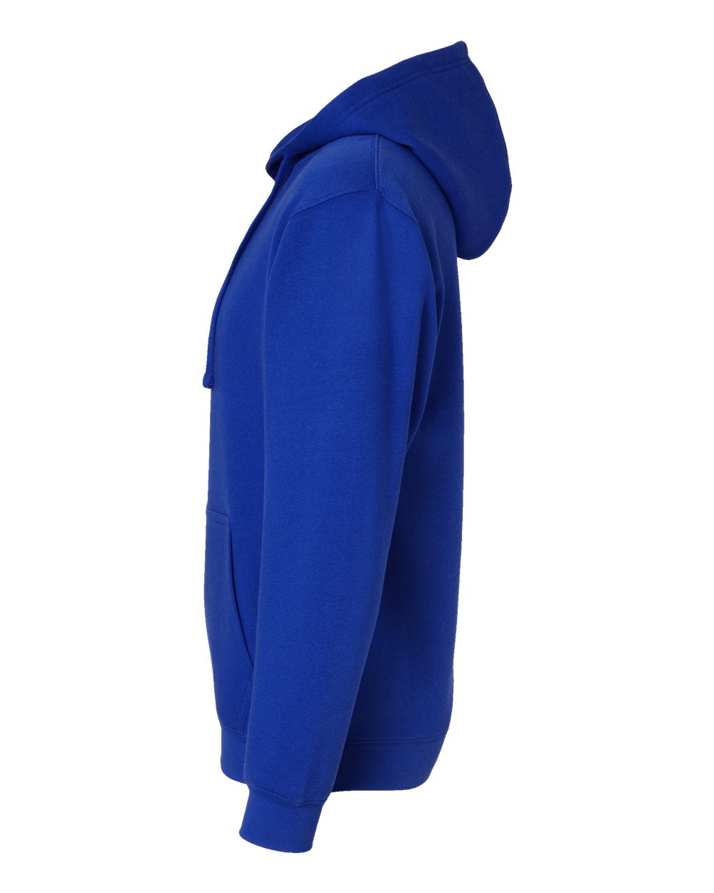 Left View of Royal Elevated Fleece Basic Hoodie - 6926