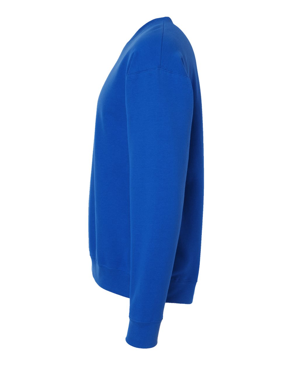 Left View of Royal Fleece Crewneck Sweatshirt - 340