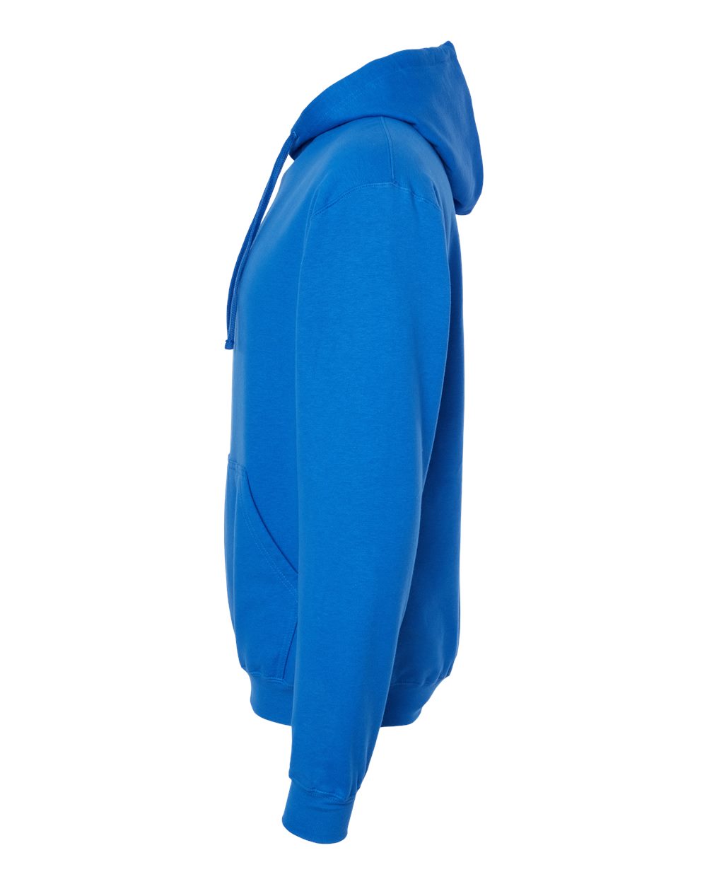 Left View of Royal Fleece Hooded Sweatshirt - 320