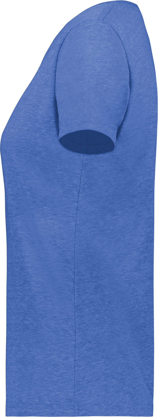 Left View of ROYAL HEATHER LDS ALL-DAY C/B TRI BLND TEE