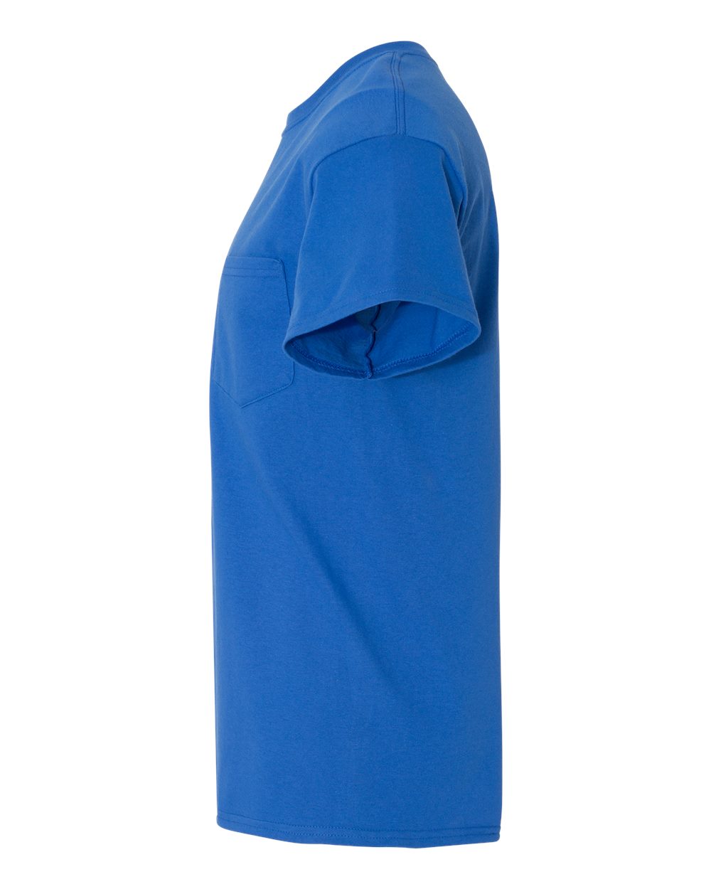 Left View of Royal Heavy Cotton™ Pocket T-Shirt - 5300