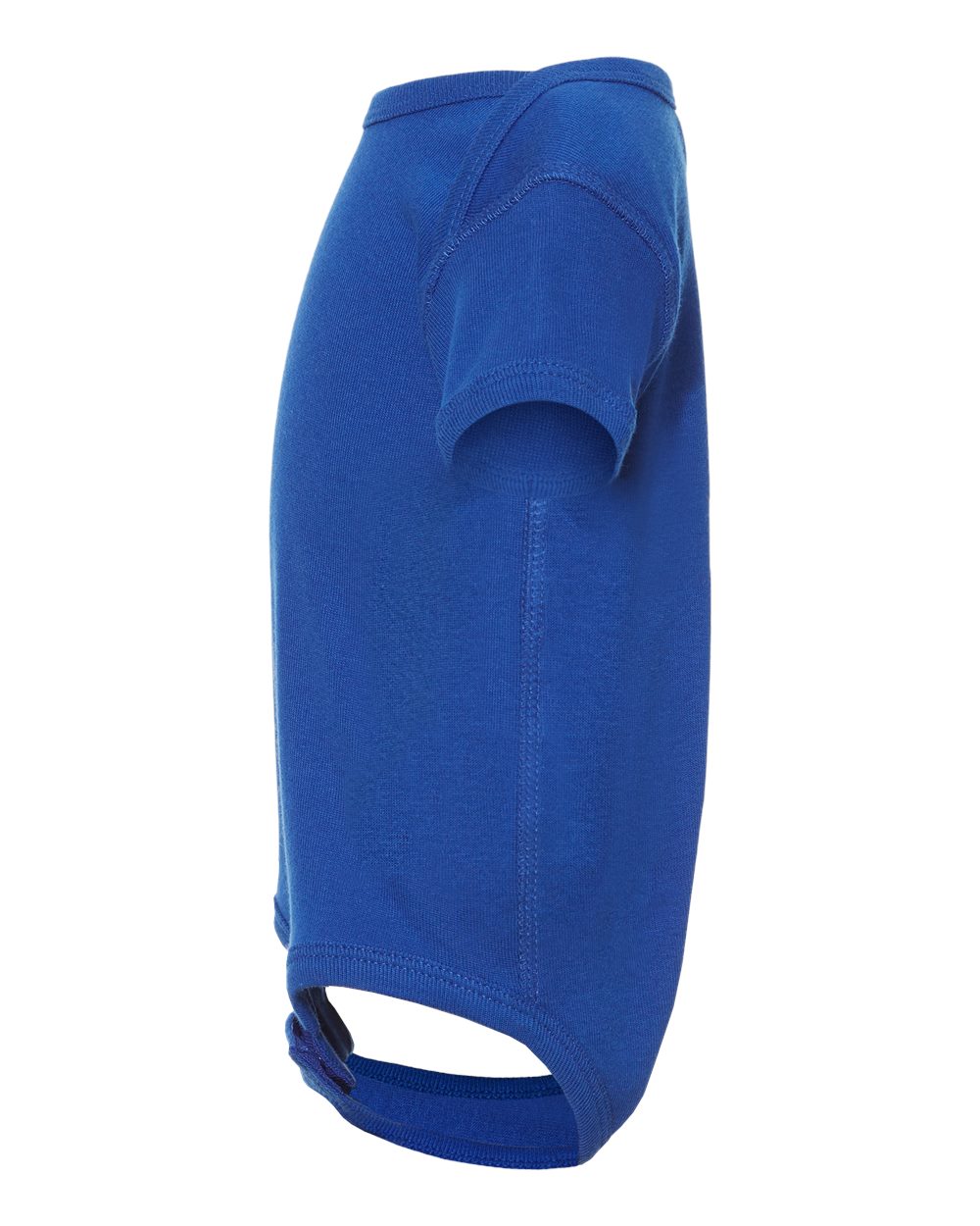 Left View of Royal Infant Baby Rib Bodysuit - 4400