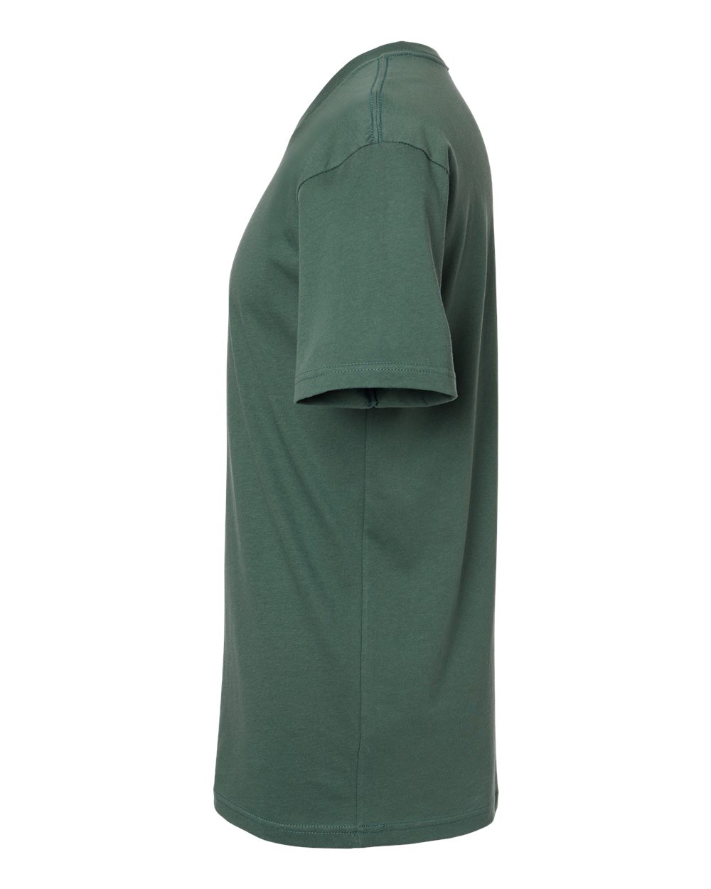 Left View of Royal Pine Cotton T-Shirt - 3600