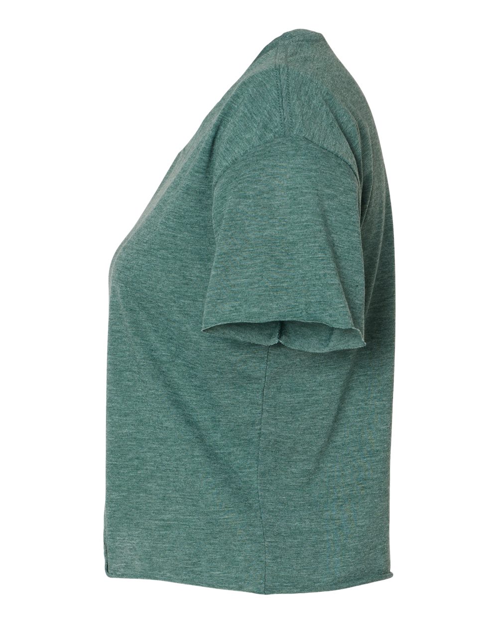 Left View of Royal Pine Women&#39;s Festival Crop Top - 5080