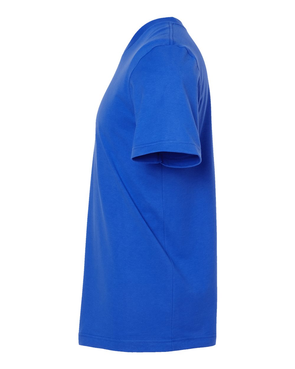Left View of Royal Premium Cotton T-Shirt - 502