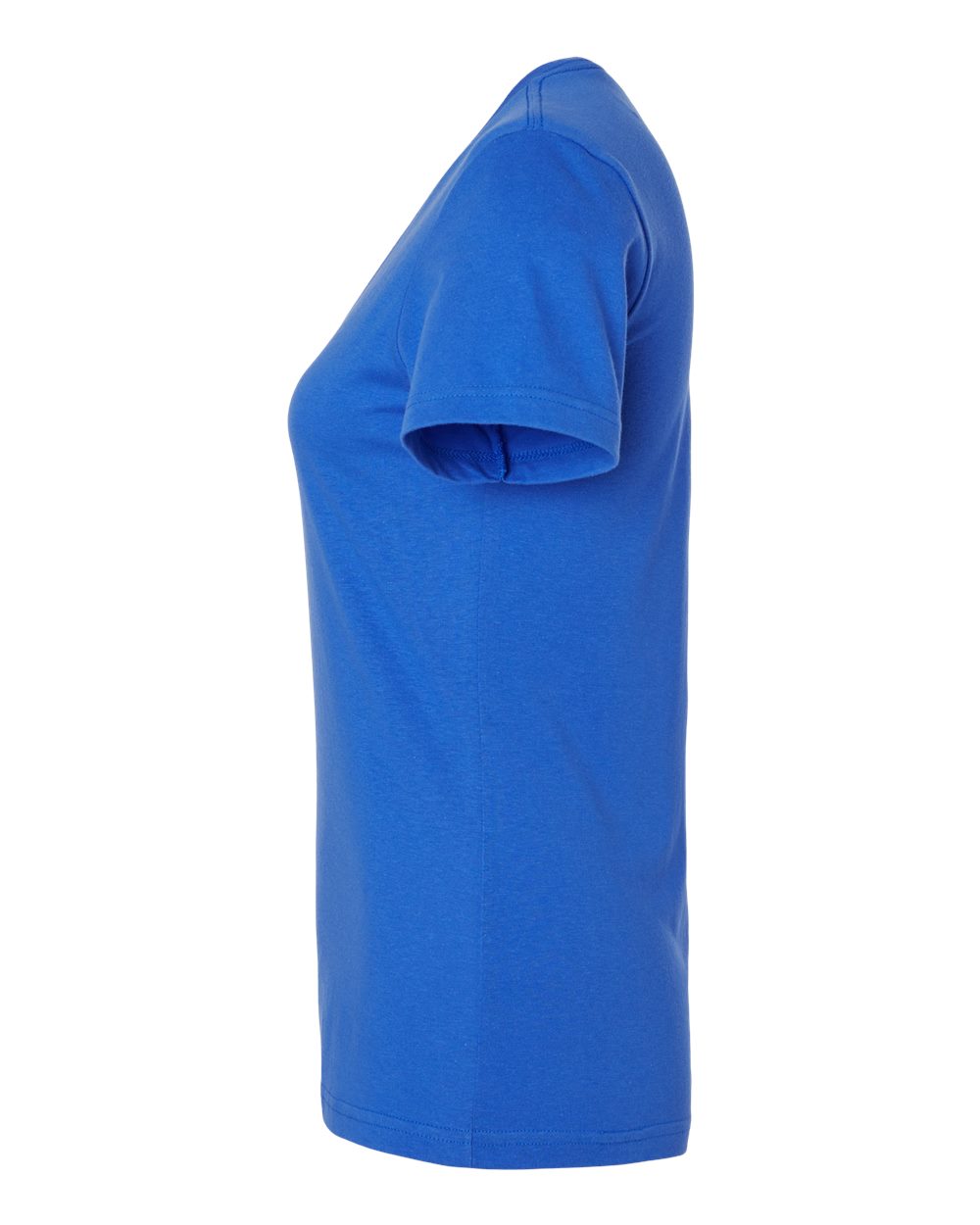 Left View of Royal Softstyle® Women’s V-Neck T-Shirt - 64V00L