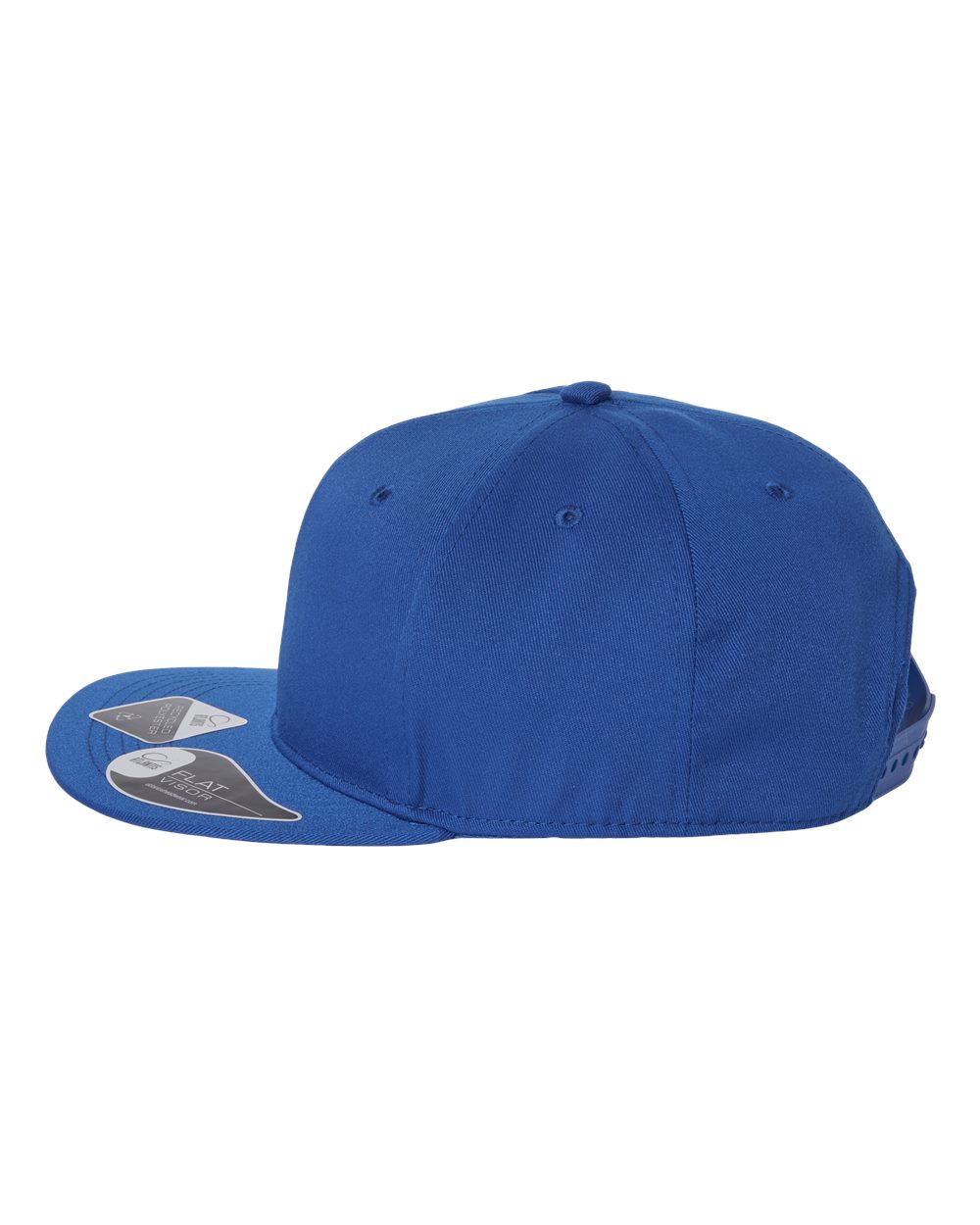 Left View of Royal Sustainable Flat Bill Cap - JAMES