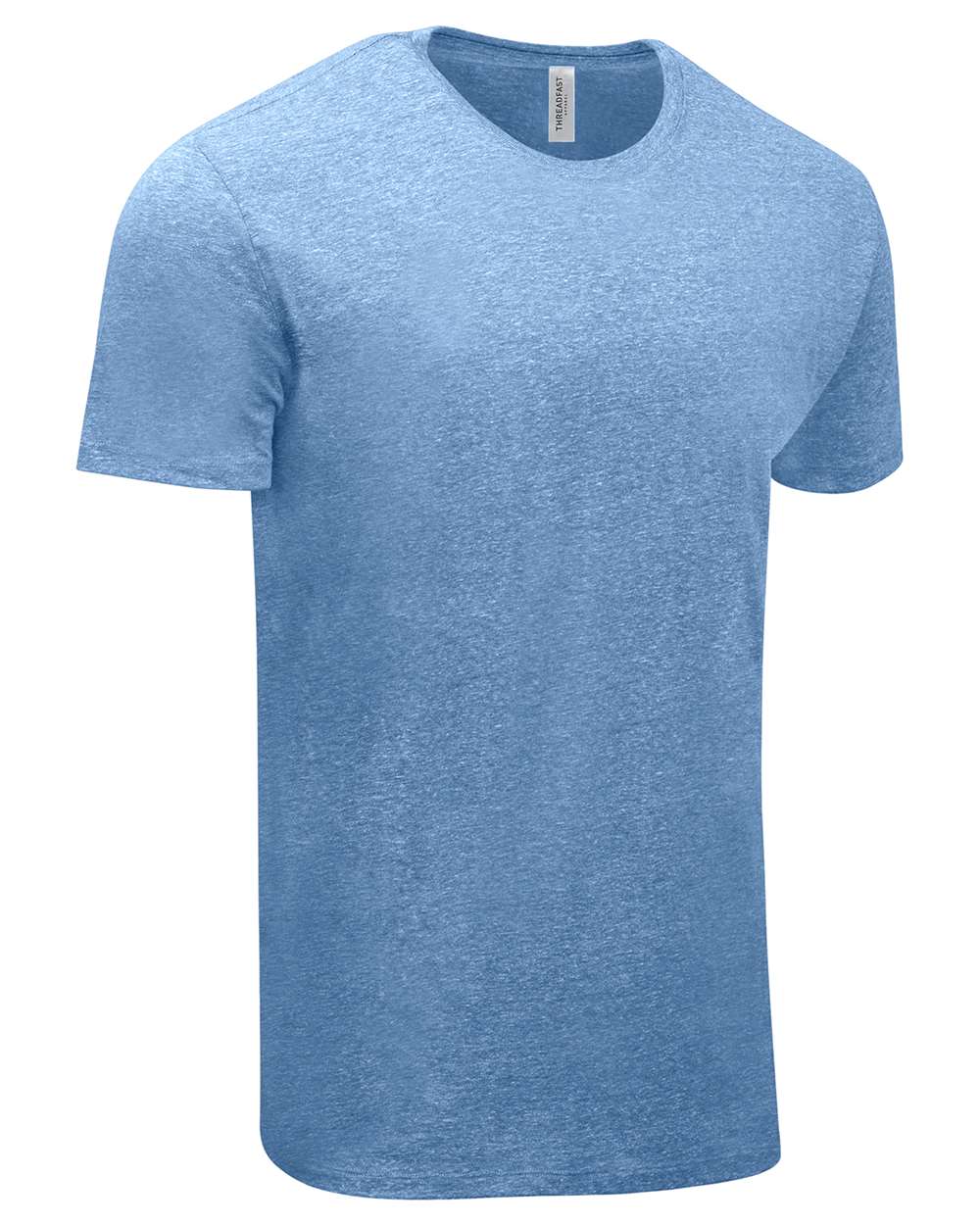Rear View of Royal Triblend Triblend Short-Sleeve T-Shirt - 102A