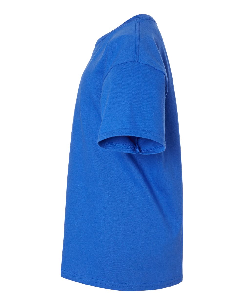 Left View of Royal Ultra Cotton® Youth T-Shirt - 2000B