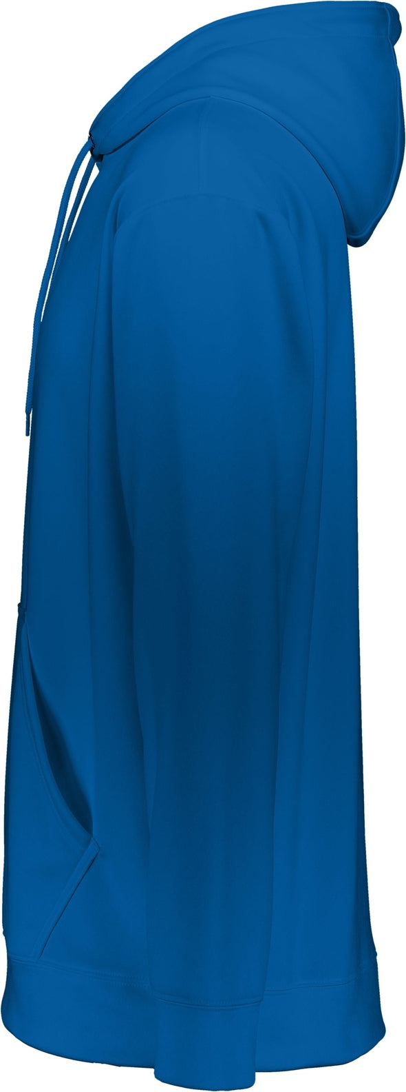 Left View of ROYAL WICKING FLEECE HOOD SWEATSHIRT