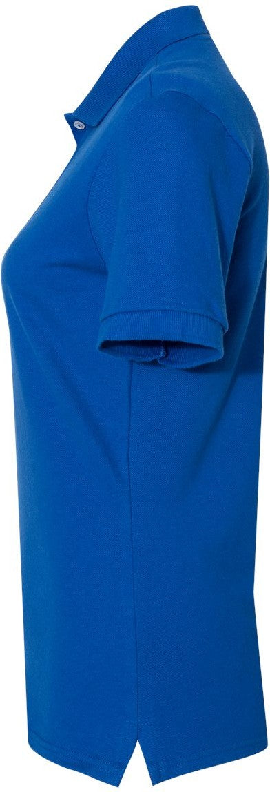 Left View of Royal Women&#39;s 100% Ring-Spun Cotton Piqué Polo - 443W